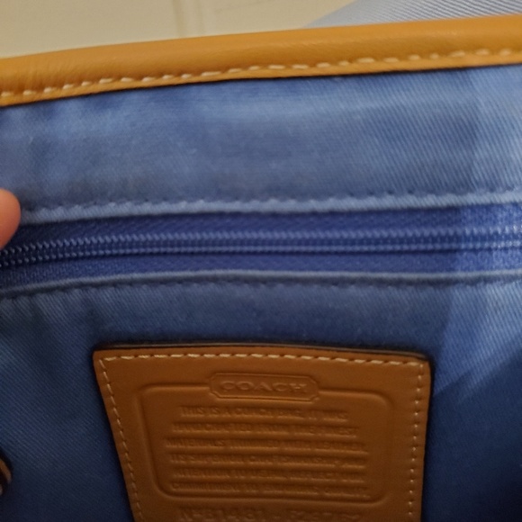 Coach Canvas Leather Crossbody Bag - Picture 6 of 7